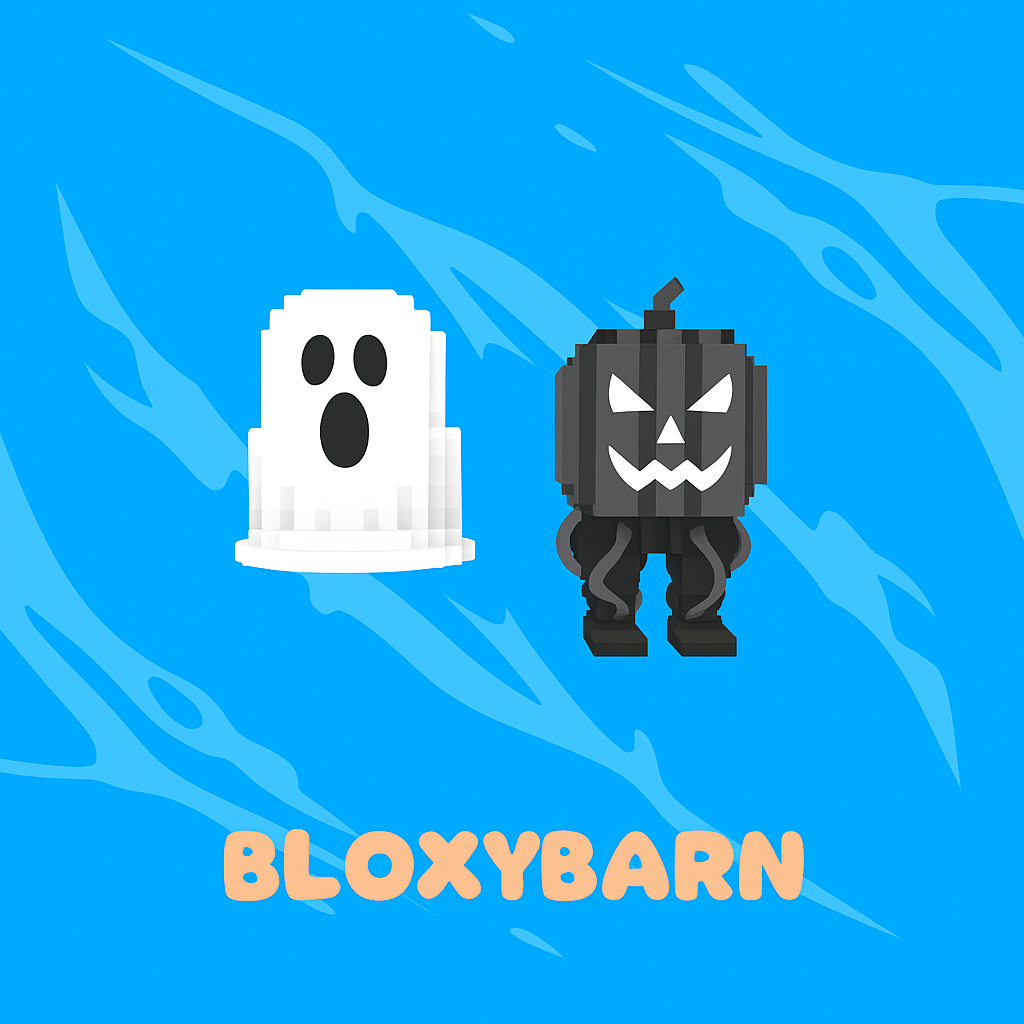 Yin Yang Spooky and Pumpky (1.3 B/s + RARE PUMPKIN TRAIT)