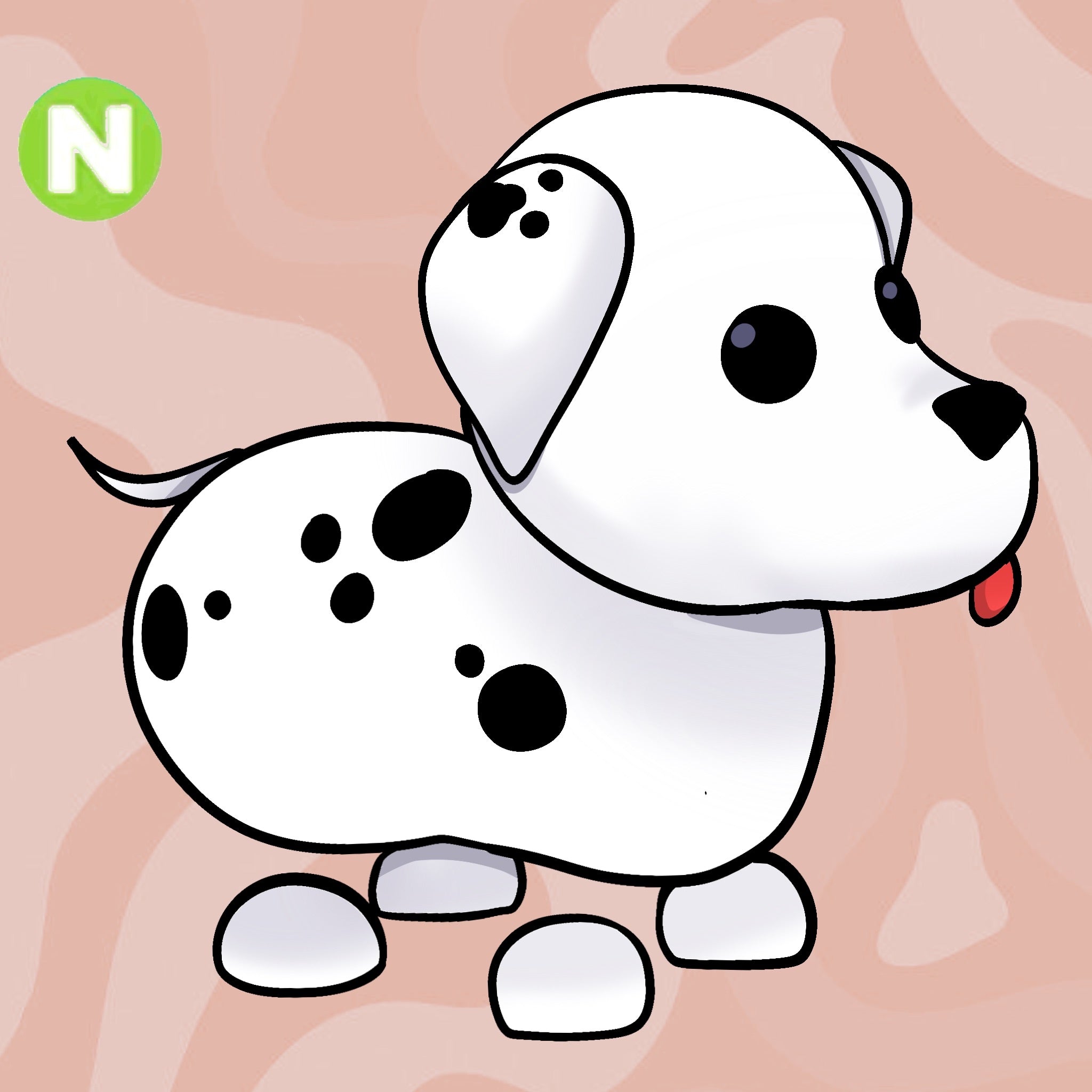 Neon Dalmatian