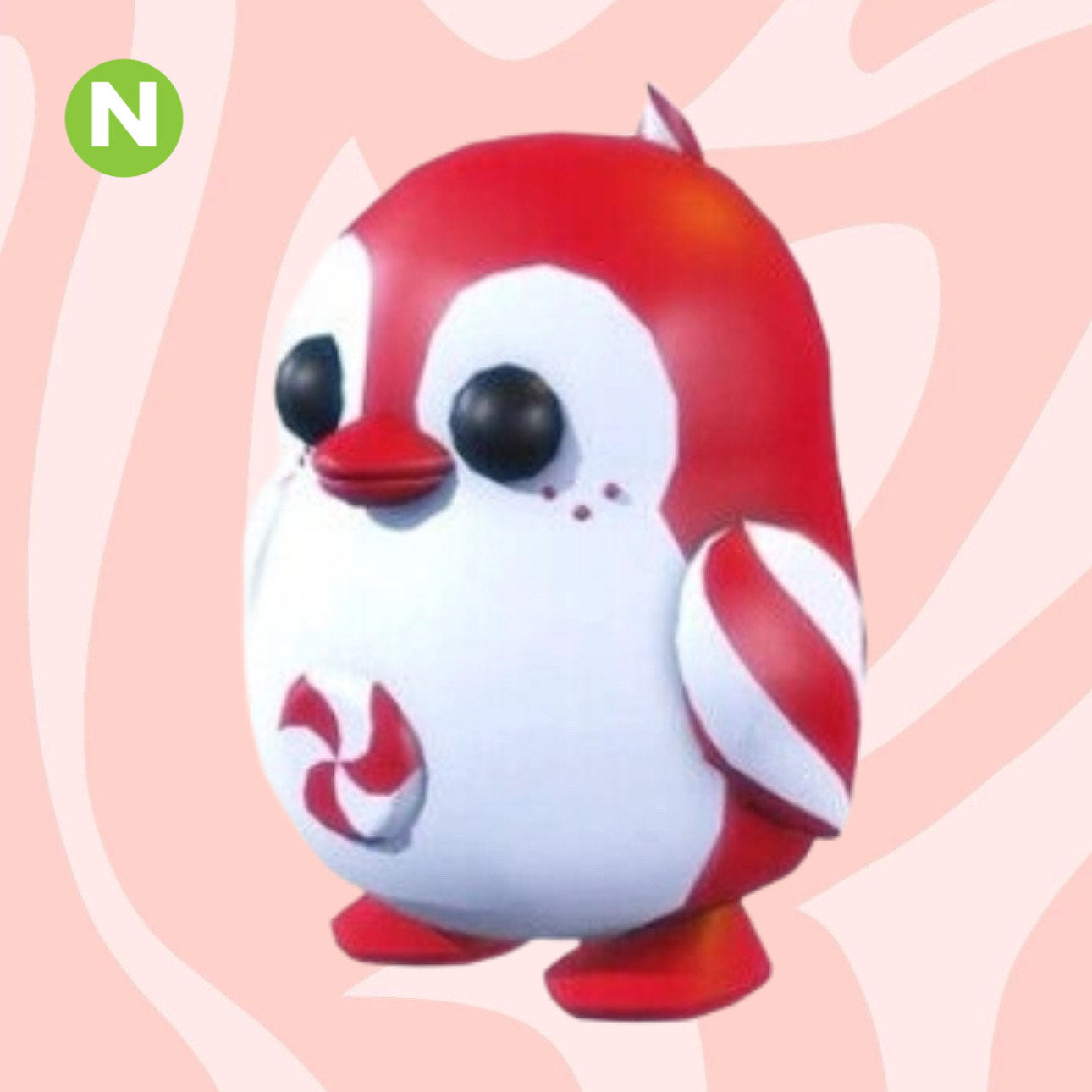 Neon Peppermint Penguin