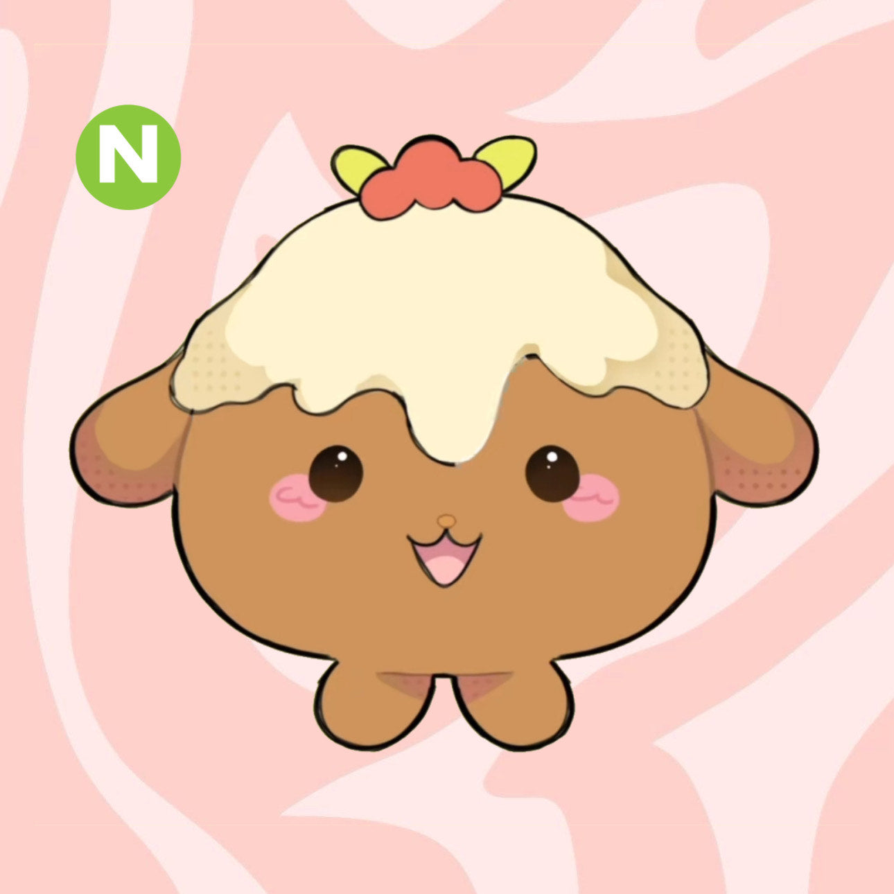 Neon Christmas Pudding Pup