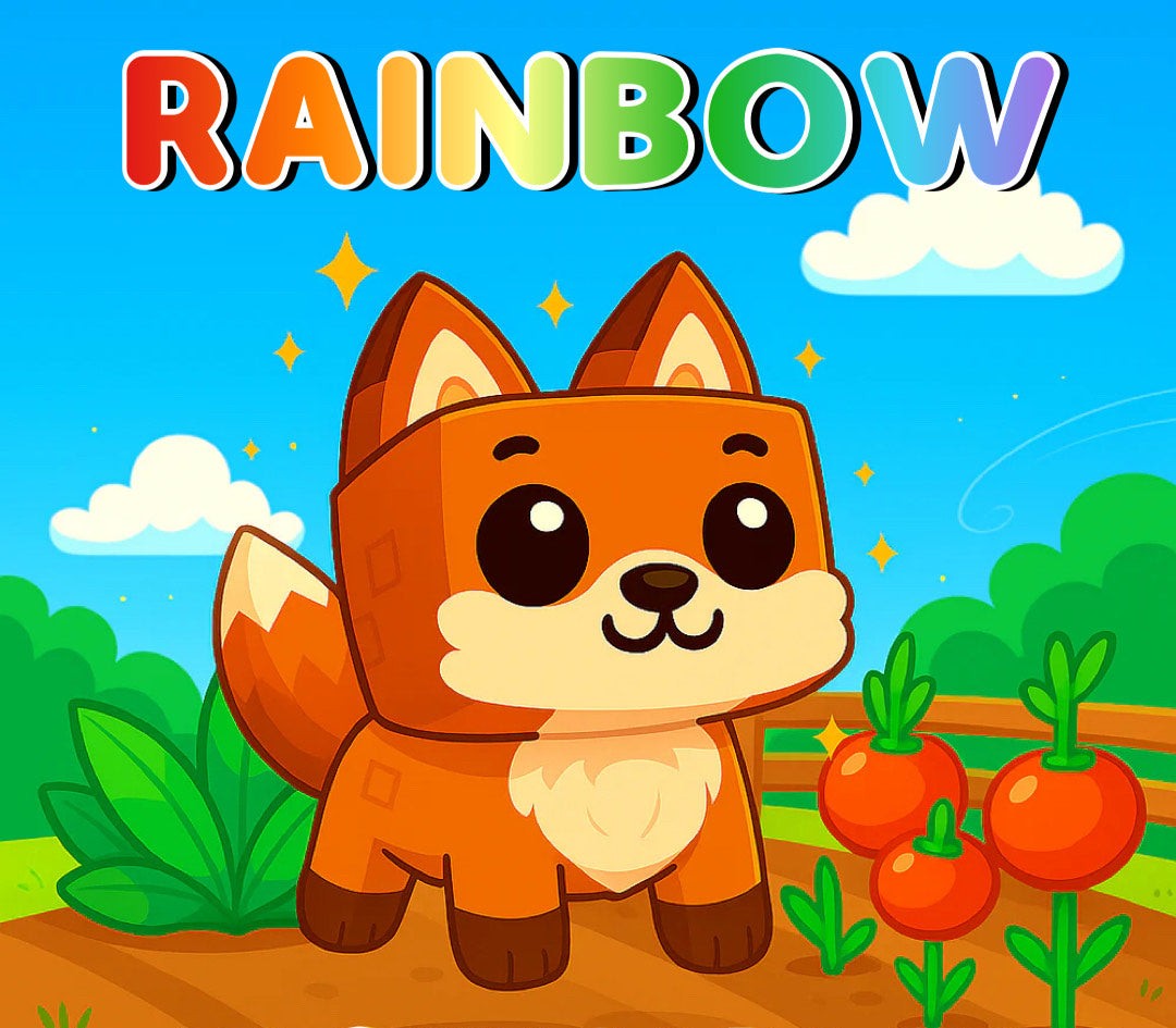 Rainbow Red Fox