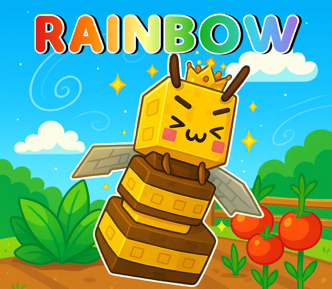Rainbow Queen Bee