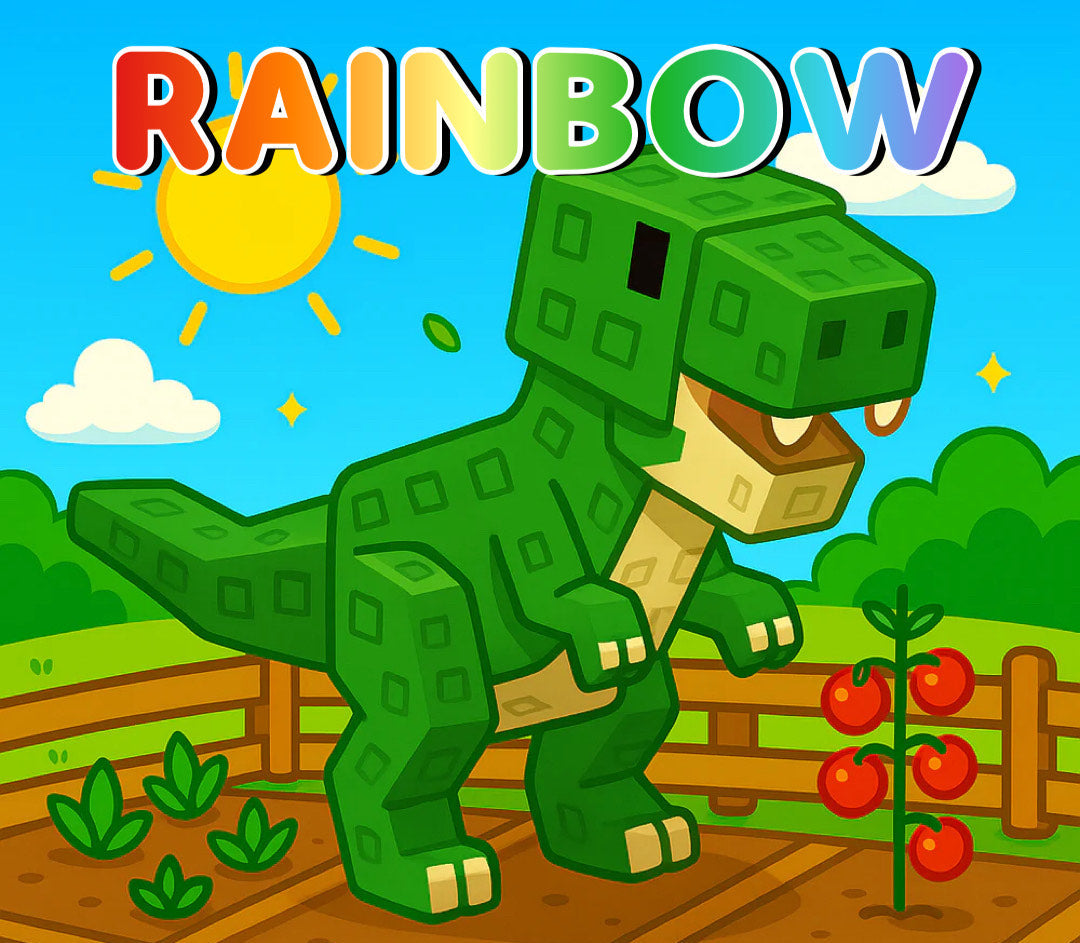 Rainbow T-rex