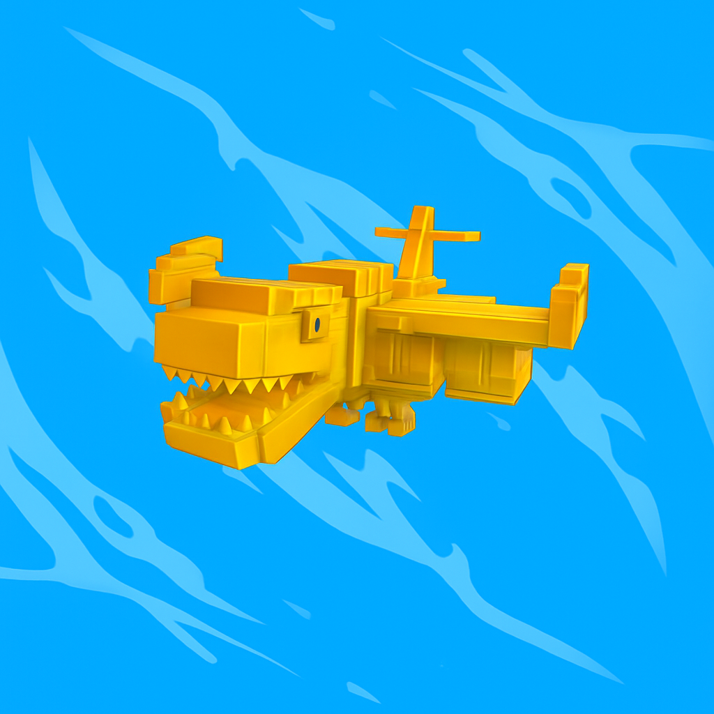 Golden Nuclearo Dinosauro