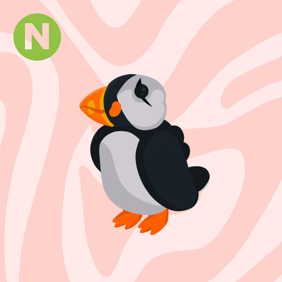 Neon Puffin